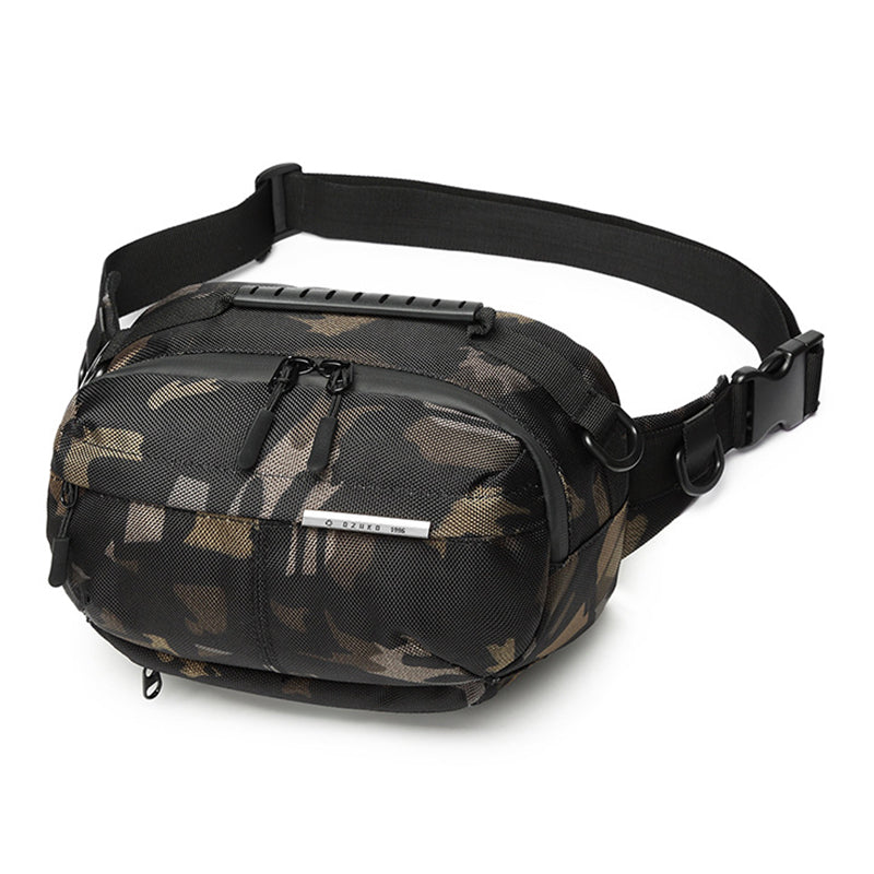 OZUKO 9260 Men Waterproof Crossbody Chest Bag Outdoor Sports Waist Bag OZUKO 9260 Men Waterproof Crossbody Chest Bag Outdoor Sports Waist Bag